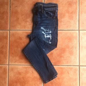American Eagle Distressed Jegging Jeans Stretch 12
